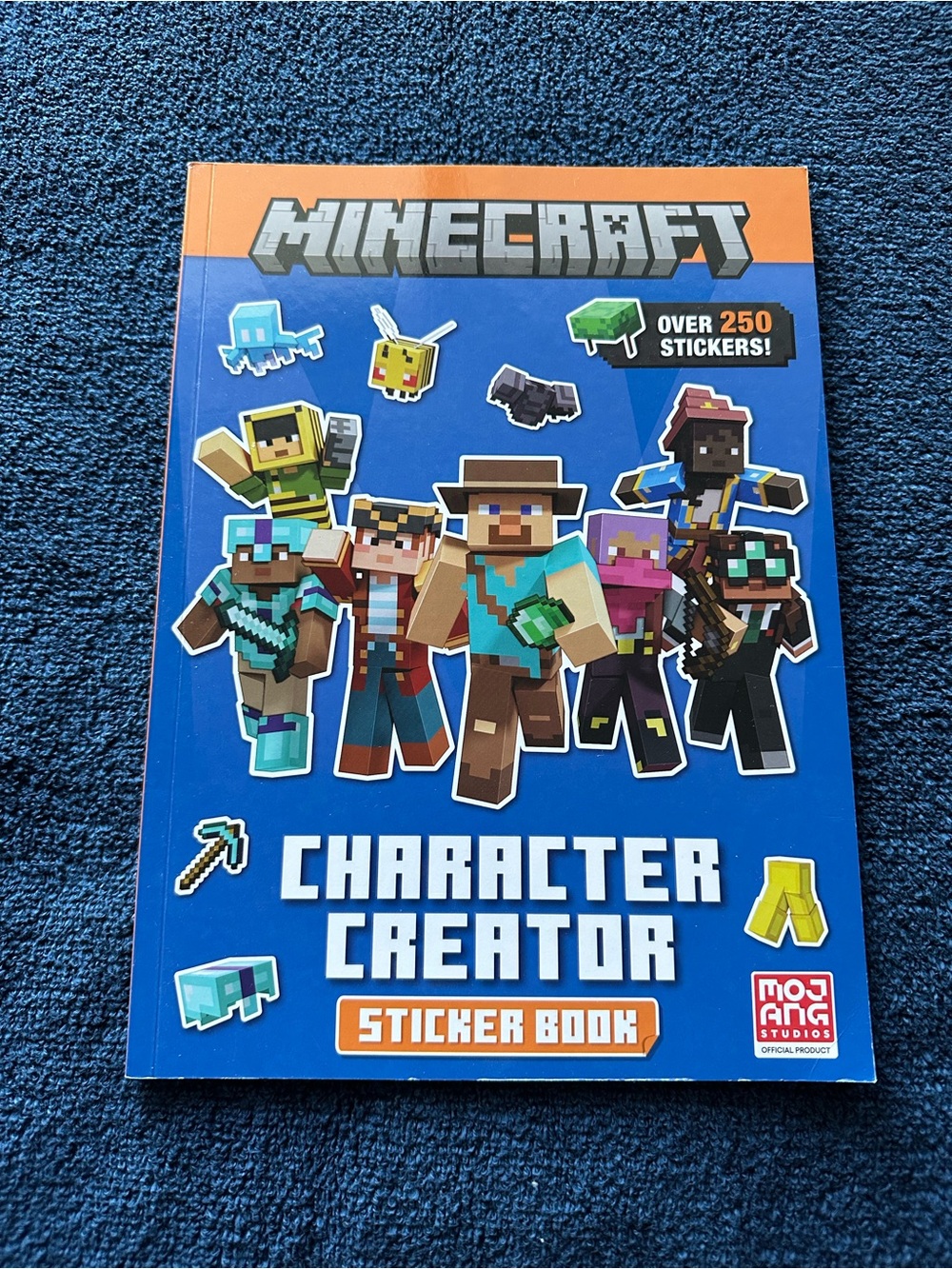 Minecraft Character Creator Sticker Book - Blue